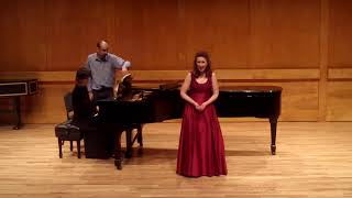 Malinda Haslett, Soprano. Jocelyn Ho, Piano. Debussy Les Elfes