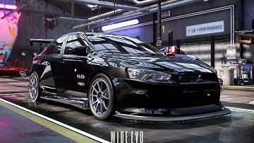 Building Mitsubishi Lancer Evo X Wide Body | Nfs Heat Customization