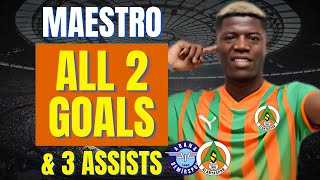 Maestro - ALL 2 GOALS & ASSISTS FOR ALANYASPOR & ADANA DEMISPOR SO FAR | Skills & Highlights