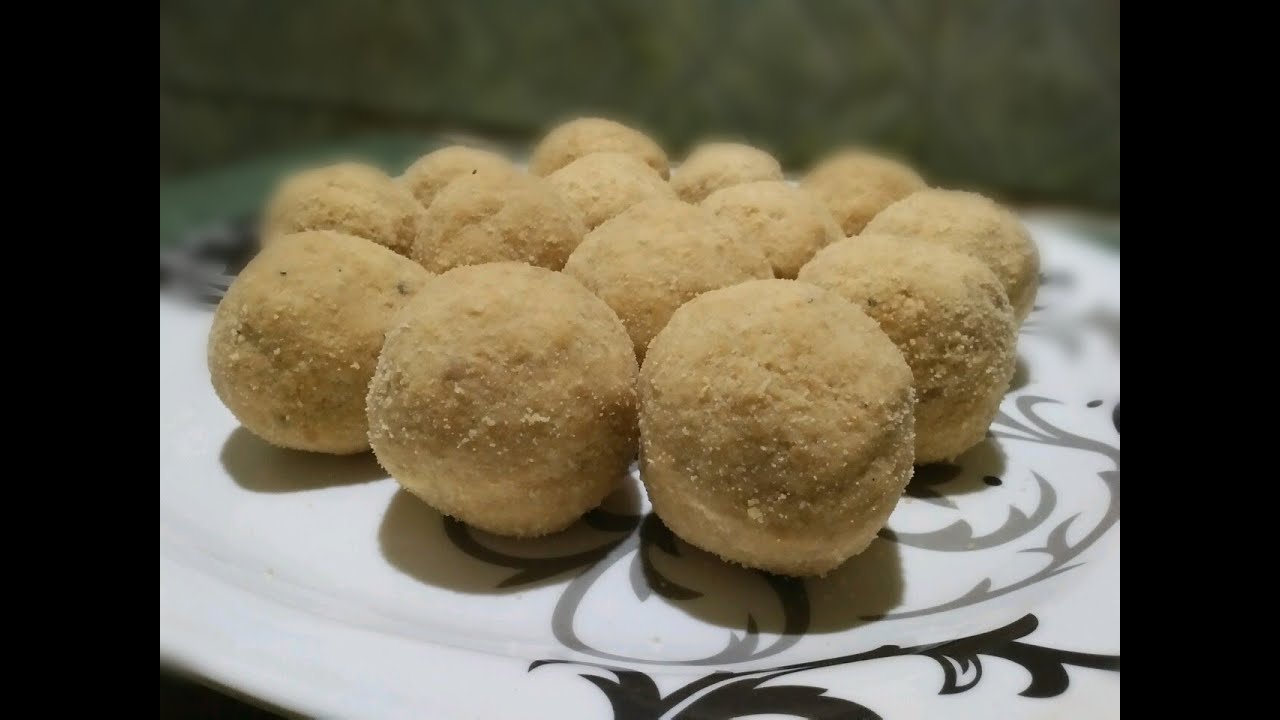 Rice flour laddu recipe YouTube