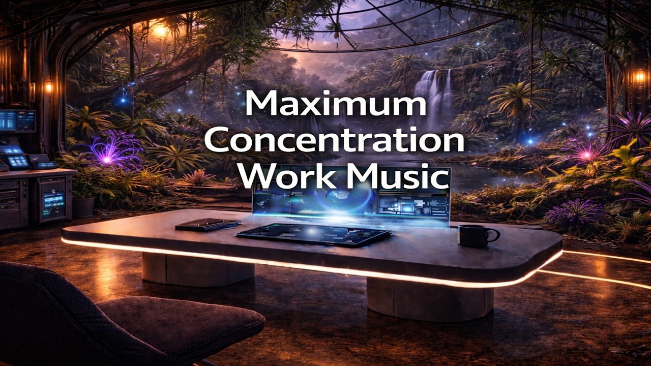 Maximum Concentration Work Music | Deep Focus Ambient for Productivity | Deep Work Atmosphere