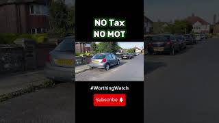 Parked On Road - NO TAX (SORN) &amp; NO MOT #notax #sorn #noMOT #Worthing #parkingfail #dvla