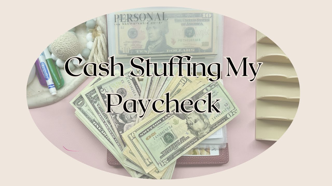Cash Stuffing My Paycheck  Budgeting with Cash Envelopes 