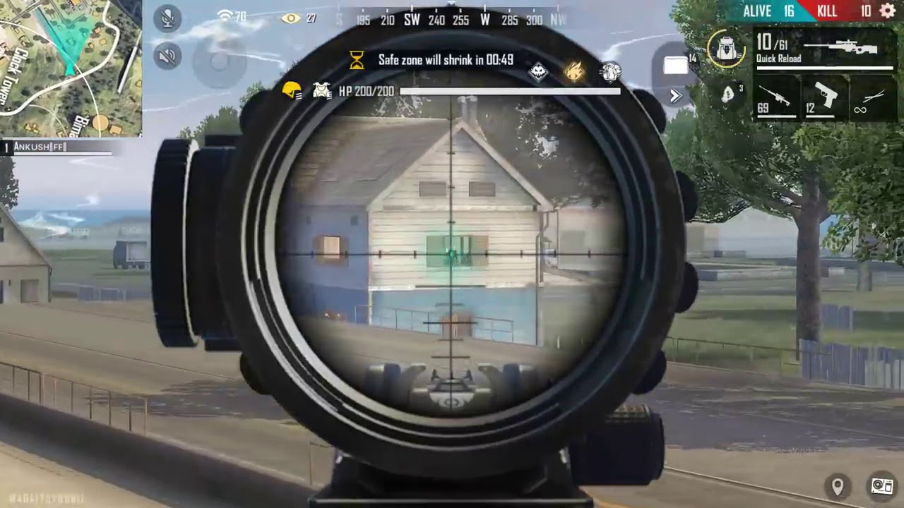 Solo vs squad   Only Sniper Challenge 🔥 !!!!