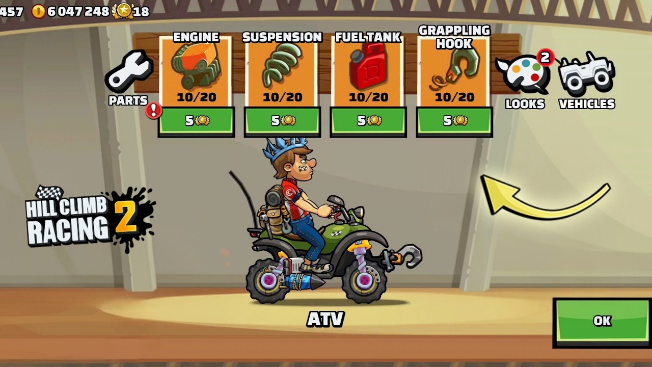 UPGRADE VEHICLES WITH EVENT POINTS !! IN - Hill Climb Racing 2 