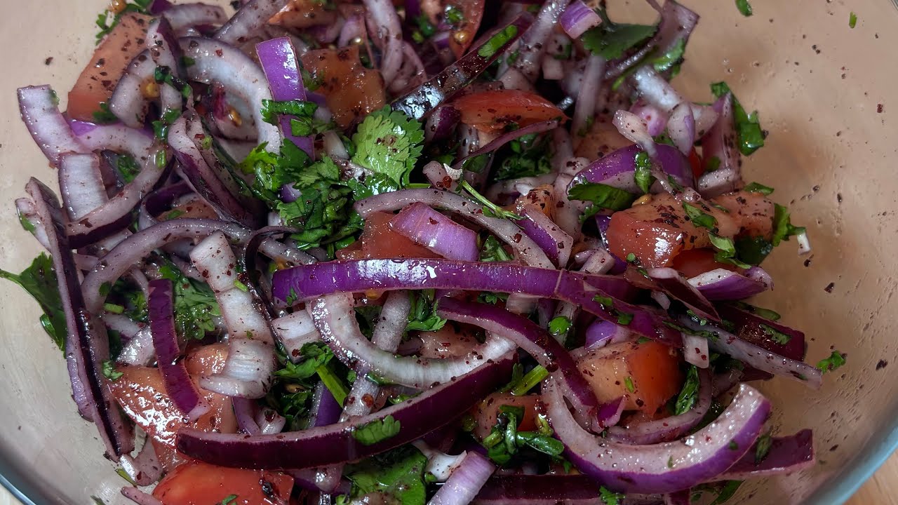 Narşərab Salatı | Салат с Наршарабом | Pomegranate Molasses Salad🥗