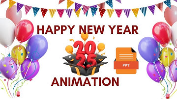 How to create Happy new year 🎉 2025 presentation in powerpoint | make new year animation| PowerPoint