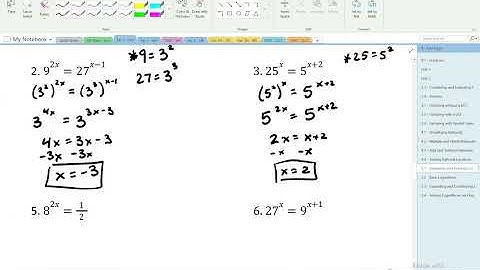 5.1 - Exponents and Solve by Common Base