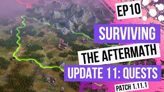 Surviving The Aftermath Update 11: Quests EP10 Patch 1.11.1 [100% Difficulty, No Commentary]