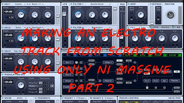 Making an Electro track, using only NI Massive (Part2)
