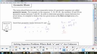U1L5 Geometric Sequences
