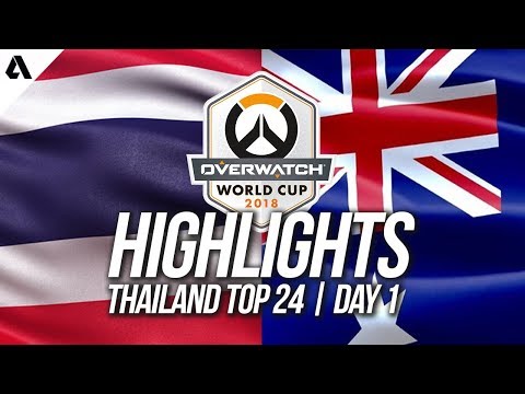 Australia vs Thailand | Overwatch World Cup 2018 Thailand Qualifier Day 1