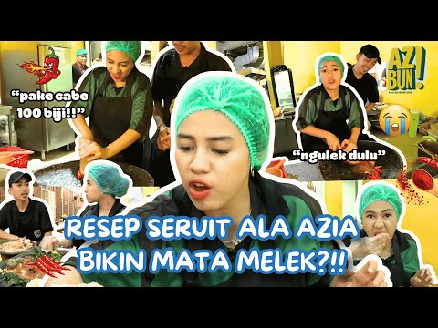 BELAJAR BIKIN SAMBEL SERUIT KHAS LAMPUNG! AZIA MALAH ULEK PEGAWAINYA?!