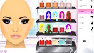 Galaxy Makeup Tutorial (Stardoll)