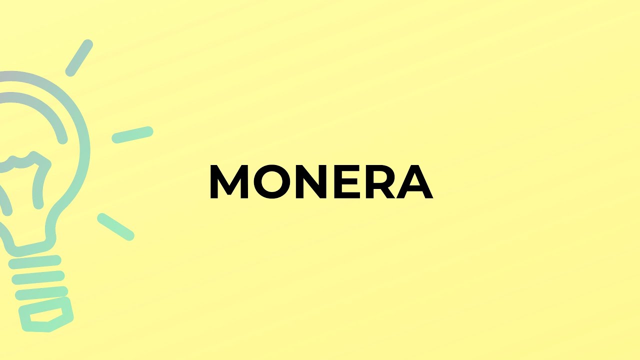 What is the meaning of the word MONERA?