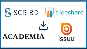 COMO DESCARGAR DE SCRIBD, SLIDESHARE, ISSUU Y ACADEMIA | LIBROS, PDF, ARCHIVOS, DOCUMENTOS