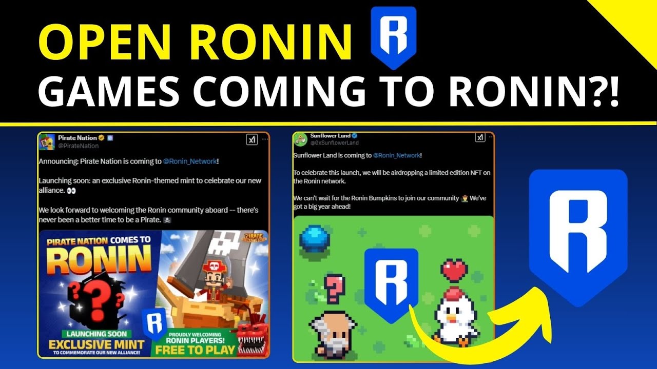 Ronin: Blockchain is OPEN! Web3 Games Are Migrating - The #1 Gaming Chain? 🚀