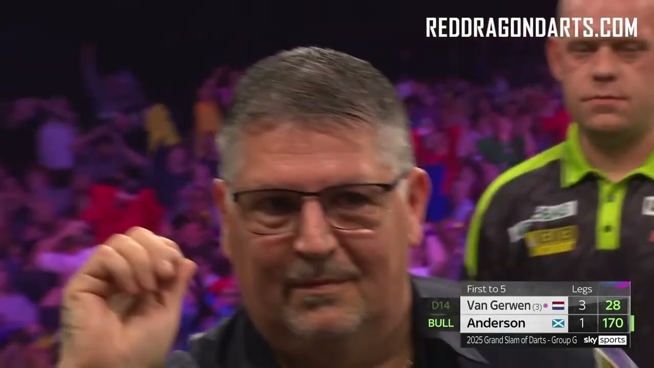 GARY ANDERSON VS MICHAEL VAN GERWEN HIGHLIGHTS 2025 GRAND SLAM OF DARTS