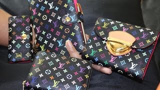 Louis Vuitton, Bags, Rare Authentic Louis Vuitton Murakami Multicolor  Monogram 4 Ring Key Case