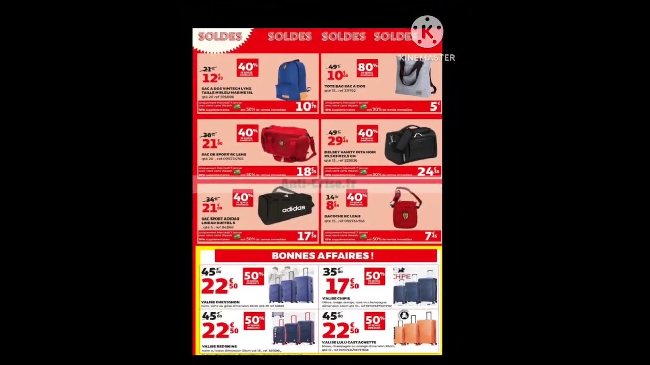 Arrivage Auchan catalogue soldes 🔥🔥 Du 07 au 12 janvier ✅