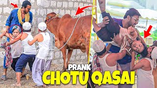 Chotu Qasai Prank  Cow Mandi Prank | @NewTalentOfficial