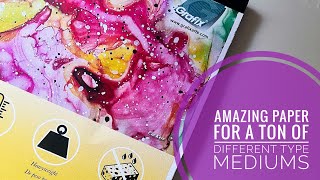 Amazing Paper For a Ton of Different Type Mediums
@grafixarts multi media surface can handle a lot! Check out this video to learn about three water based mediums and one alcohol based product perform on this surface. Bonus: create art as you sample the mediums!
#grafixarts #mixedmedia #mixedmediaart #mixedmediatechniques #watercolor #papercraft Amazing Paper For a Ton of Different Type Mediums