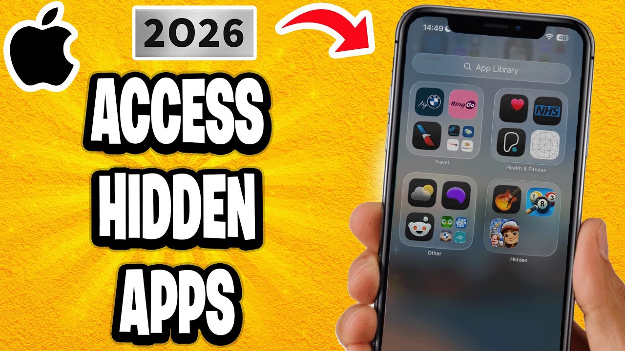 How To Access Hidden Apps in iOS 18 and iOS 26 - 2026 - YouTube
