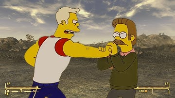 When you make a 10 strength and 10 intellect character in Fallout