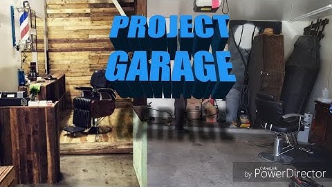 diy How to Budget Barber garage man cave area project Ep.2