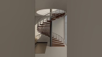 helical staircase #helical_staircase #blender3d #b3d #interiordesign