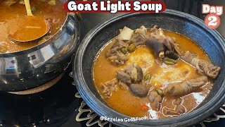 The ONLY Goat Light Soup RECIPE You will ever need.  DAY 2| 12 Days of Christmas @bezalea