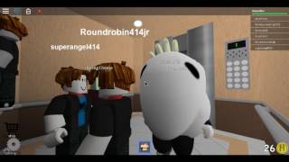 Why is slenderman on this elevator (Roblox the normal elevator)
