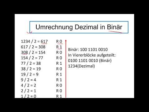 Converting Number Systems: Decimal to Binary (Version 1)