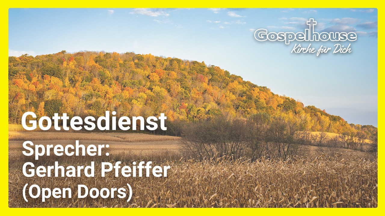 Gottesdienst am Sonntag, 25. Oktober 2026 - YouTube