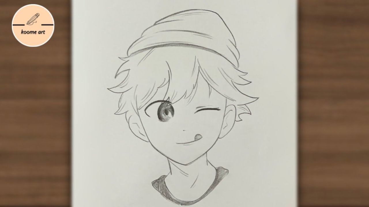 How to draw a cute anime boy step by step | easy pencil drawing ...