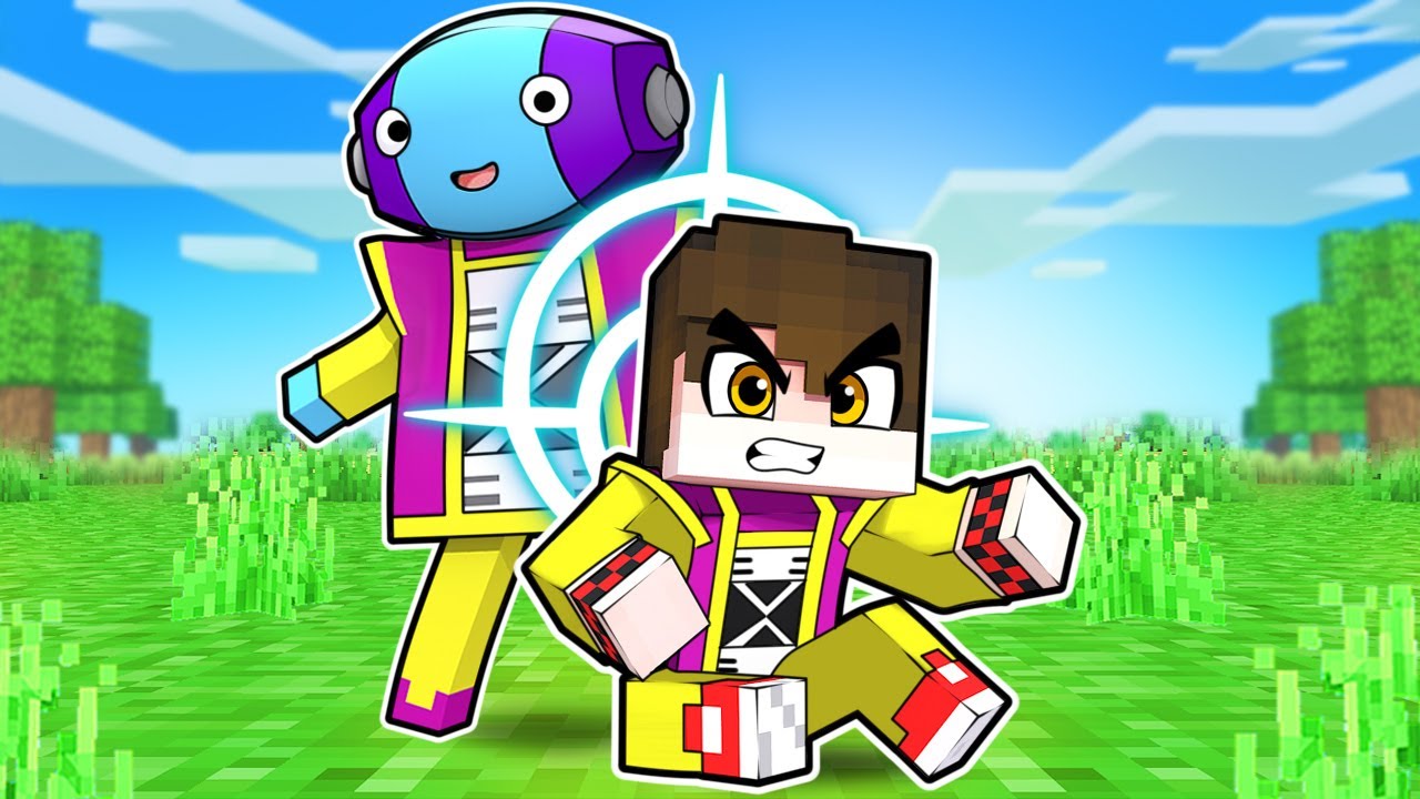 NASCI como ZENO SAMA LVL 9999+ no MUNDO de DRAGON BALL SUPER Minecraft