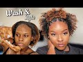 Wash Day to Natural Hairstyle for Type 4 Natural Hair | Suave Naturals