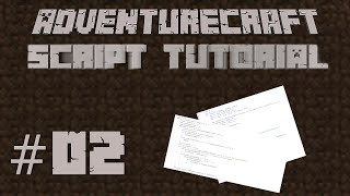 Adventurecraft ScriptTutorial #02 Datentypen [German]