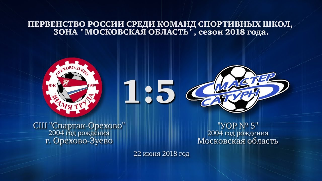 мастер сатурн фк Матч команды 2004 г.р. 22 июня 2018 год.