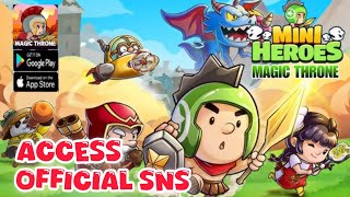 How to Access the Official SNS Community Rewards in Mini Heroes: Magic Throne