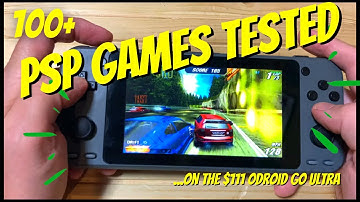 ODROID GO ULTRA Gameplay [100+ PSP Games Test with PPSSPP!]