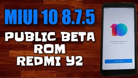 Redmi Y2 Miui 10.8.7.5 public beta Rom  Download & Instal without bootloader unlocking