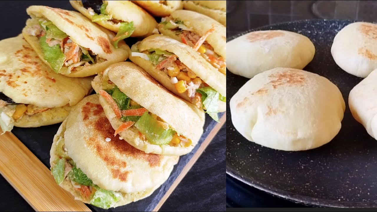 Марокканский хлеб!  Мини-хлебцы BATBOUT с овощной начинкой Рамадан 2025