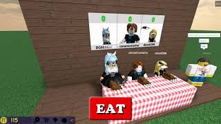 Normal Elevator Chicken Eating Contest | ROBLOX