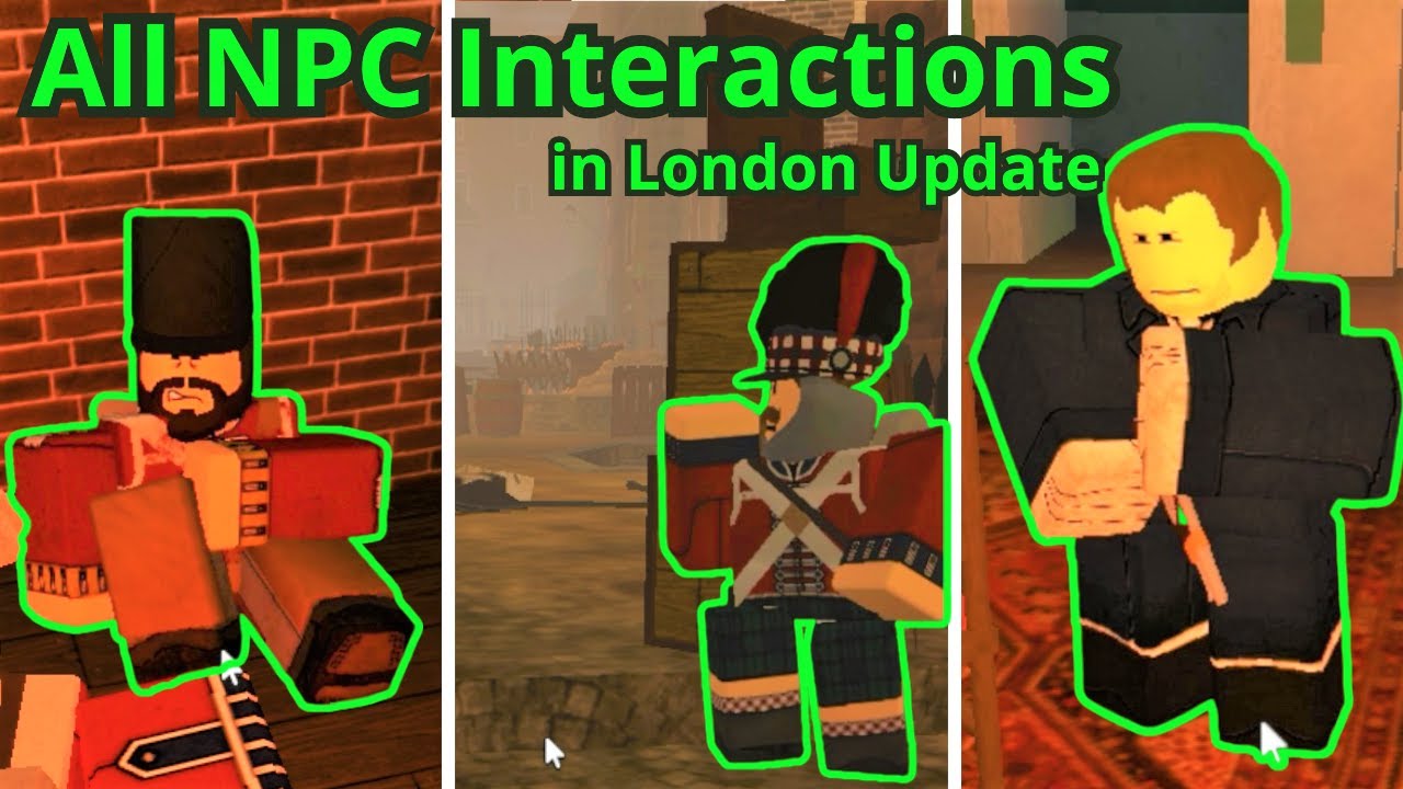 Все взаимодействия с NPC в Лондоне | Кишки и черный порох