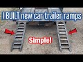 Car Trailer Ramp build/fabrication DIY