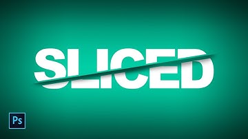 Sliced Text Effect - Easy Photoshop Tutorial
