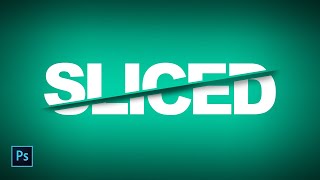 Sliced Text Effect - Easy Photoshop Tutorial Sliced Text Effect - Easy Photoshop Tutorial
