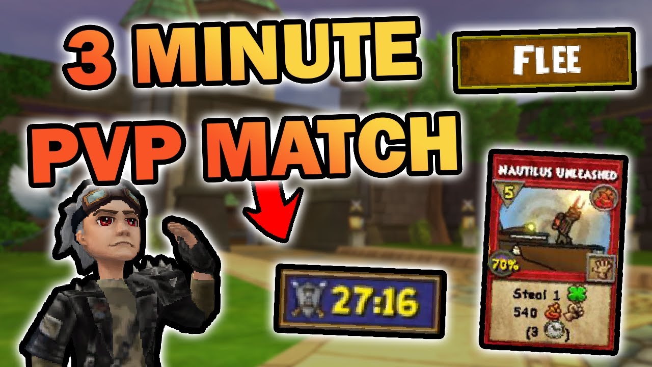 Wizard101: How I Won A PvP Match In ONLY 3 Minutes... - YouTube