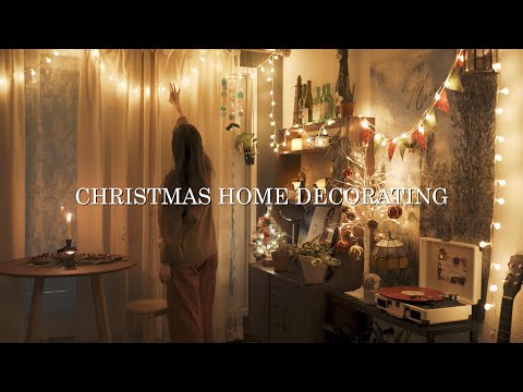 EP.8 크리스마스 집꾸미기🎄겨울맞이 준비하는 크리스마스 파티브이로그 Christmas Home Decorating Vlog ㅣ아라보다 브이로그
